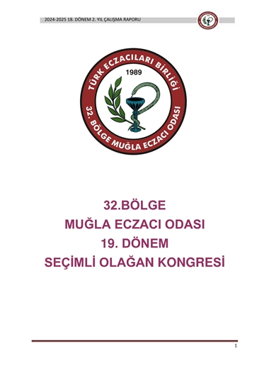 2024-2025 18. DÖNEM 2. YIL ÇALIŞMA RAPORU