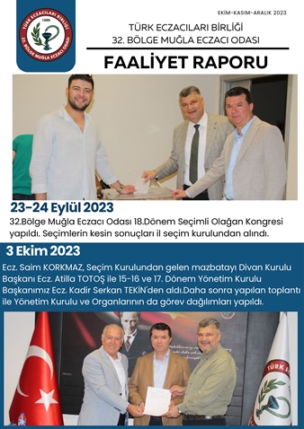 FAALİYET RAPORU EKİM-KASIM-ARALIK 2023