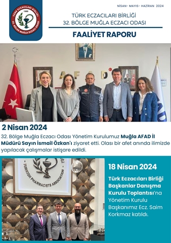 FAALİYET RAPORU NİSAN-MAYIS-HAZİRAN 2024