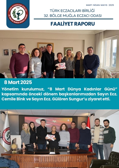 FAALİYET RAPORU ARALIK 2025 -MART-NİSAN-MAYIS 2025
